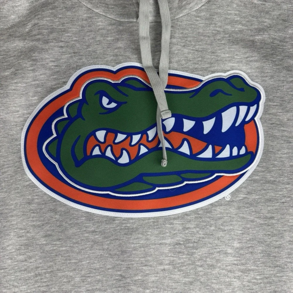 Fanatics Florida Gators Pullover Hoodie Men's 3XL Drawstrings Kangaroo Gray NWT